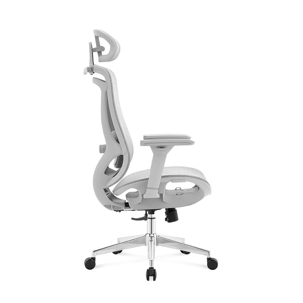 Китай Эргономичное офисное кресло с сетчатой спинкой и алюминиевой базойзавод Поставщик - ООО компания Гуанчжоу Мэйи Мебель