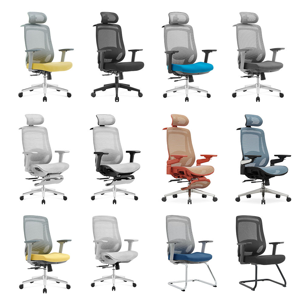 Китай Эргономичное офисное кресло с сетчатой спинкой и алюминиевой базойзавод Поставщик - ООО компания Гуанчжоу Мэйи Мебель
