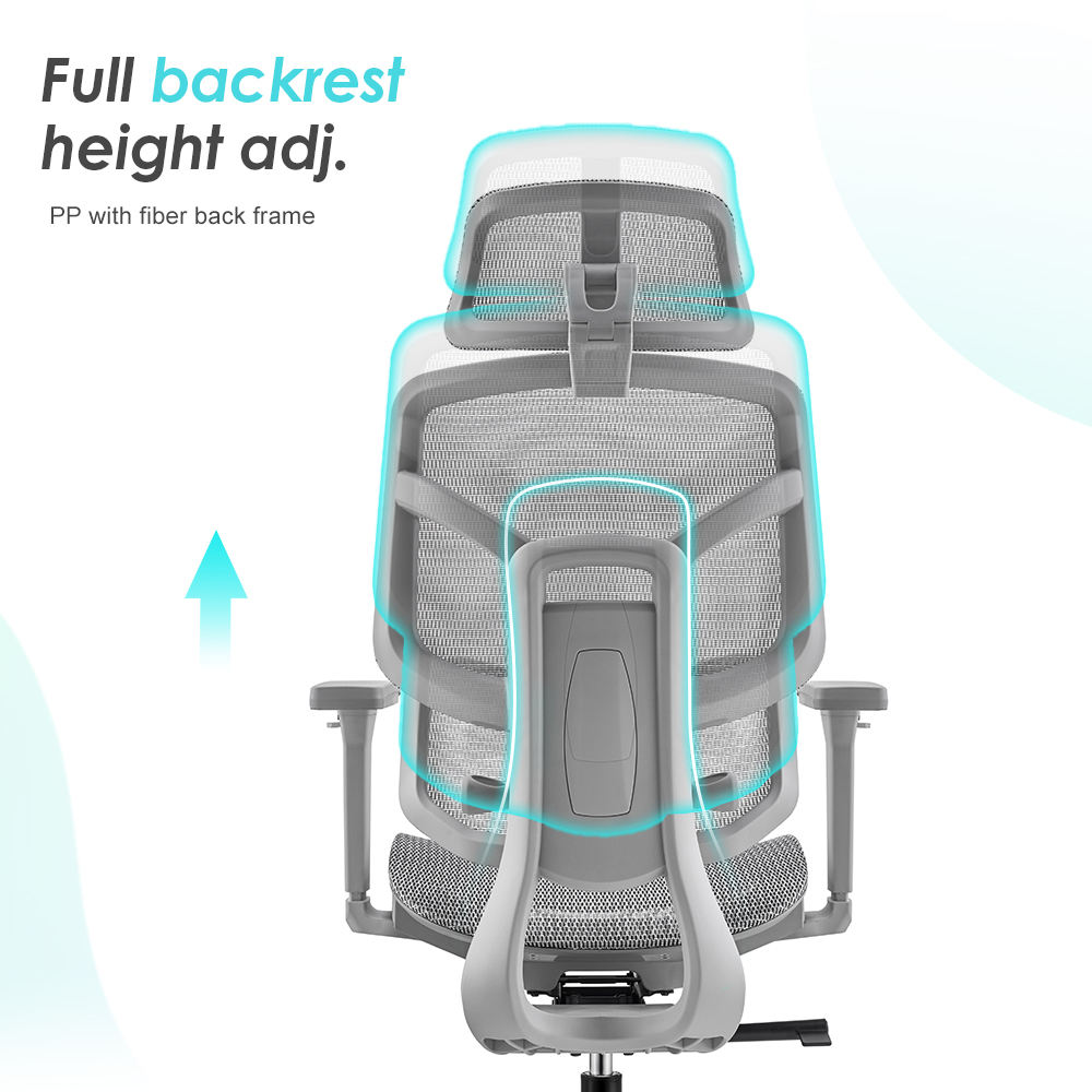 Китай Эргономичные кресла — современное офисное кресло с сетчатой поддержкойзавод Поставщик - ООО компания Гуанчжоу Мэйи Мебель