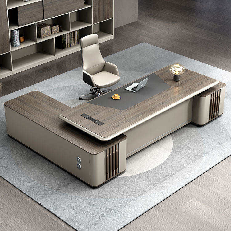 Китай Самый лучший стол босс люкс — современный лакированный стол для кабинета руководителязавод Поставщик - ООО компания Гуанчжоу Мэйи Мебель
