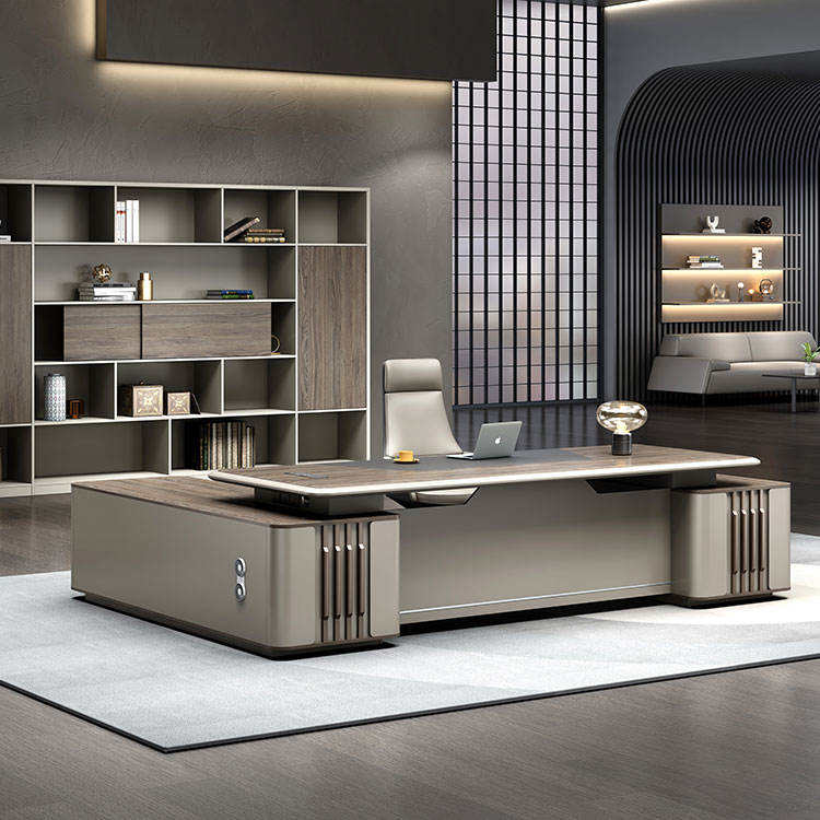 Самый лучший стол босс люкс — современный лакированный стол для кабинета руководителя