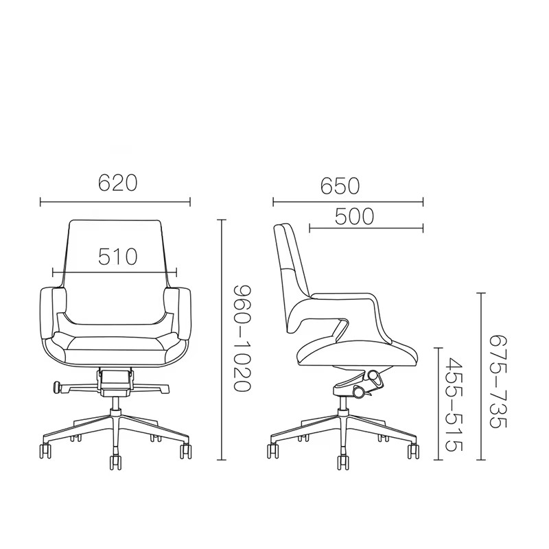 Китай Офисное кресло натуральная кожаное с эргономичным дизайномзавод Поставщик - ООО компания Гуанчжоу Мэйи Мебель