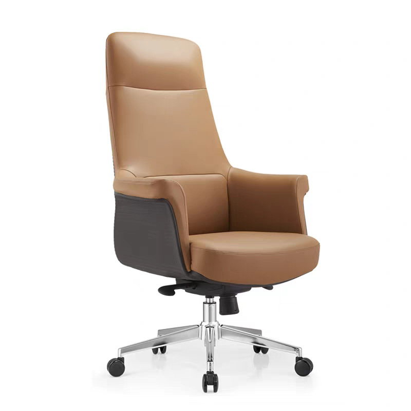 Китай Кожаное офисное кресло — стильное и комфортное решение для современного офиса.завод Поставщик - ООО компания Гуанчжоу Мэйи Мебель