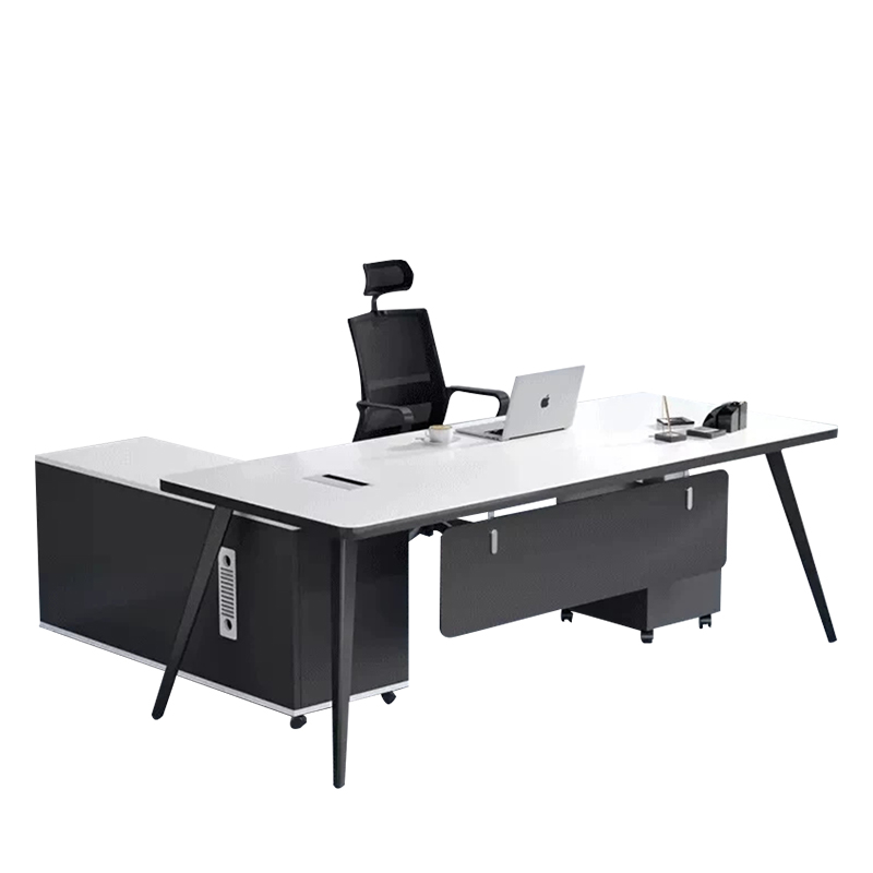 Китай Современный L-образный руководительский стол из ДСП для офисазавод Поставщик - ООО компания Гуанчжоу Мэйи Мебель