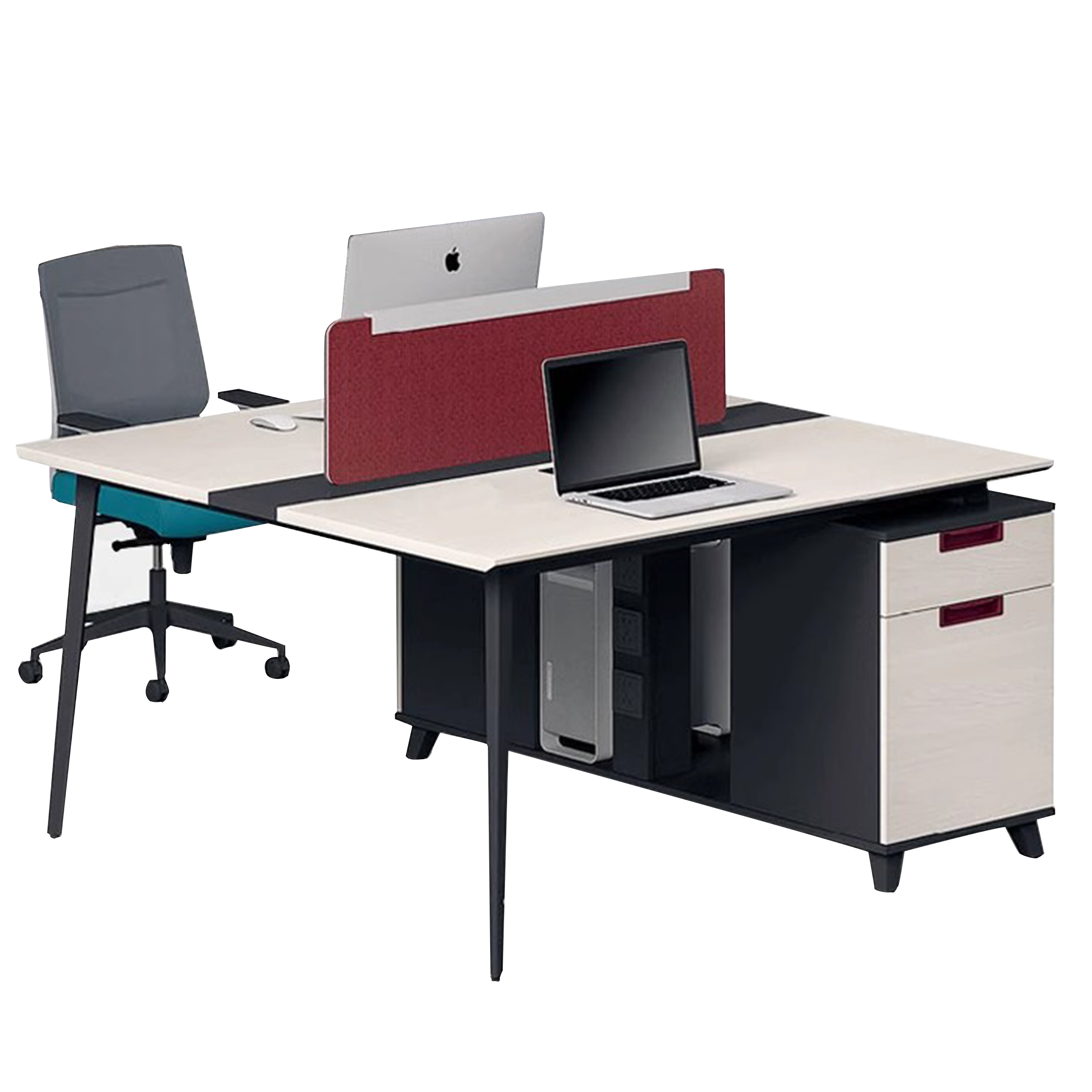 Современные минималистичные рабочие места для сотрудников | Настраиваемая офисная мебель