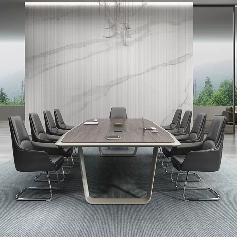 Китай Конференц-стол на 10 человек, доступный в различных размерах и с возможностью индивидуальной настройки, — незаменимый элемент современных конференц-залов.завод Поставщик - ООО компания Гуанчжоу Мэйи Мебель