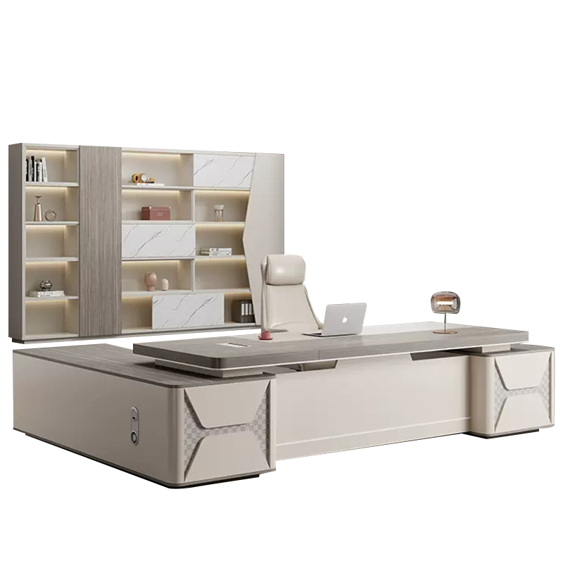 Китай Современный стол босса из мебельной фабрики — Элитный кабинетный стол для руководителязавод Поставщик - ООО компания Гуанчжоу Мэйи Мебель