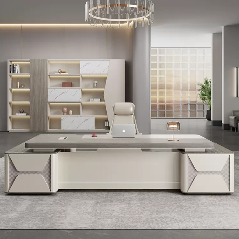 Китай Современный стол босса из мебельной фабрики — Элитный кабинетный стол для руководителязавод Поставщик - ООО компания Гуанчжоу Мэйи Мебель