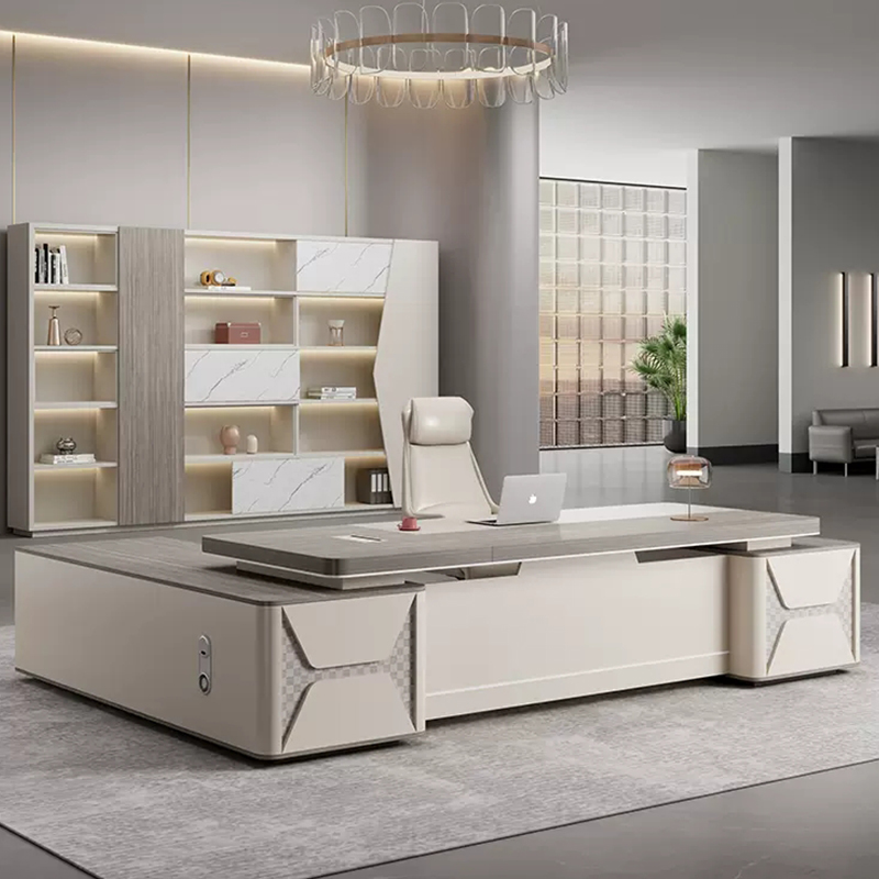 Китай Современный стол босса из мебельной фабрики — Элитный кабинетный стол для руководителязавод Поставщик - ООО компания Гуанчжоу Мэйи Мебель