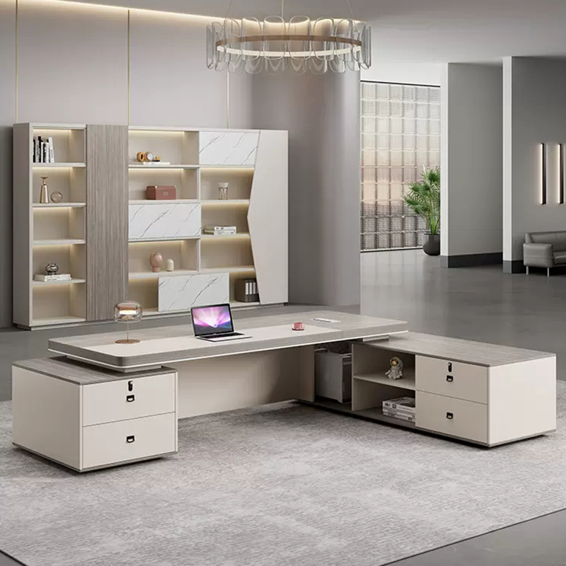 Китай Современный стол босса из мебельной фабрики — Элитный кабинетный стол для руководителязавод Поставщик - ООО компания Гуанчжоу Мэйи Мебель