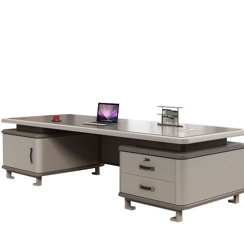 Китай Новый китайский стиль светлый роскошный стол генерального директора | Демонстрирует ауру лидерствазавод Поставщик - ООО компания Гуанчжоу Мэйи Мебель