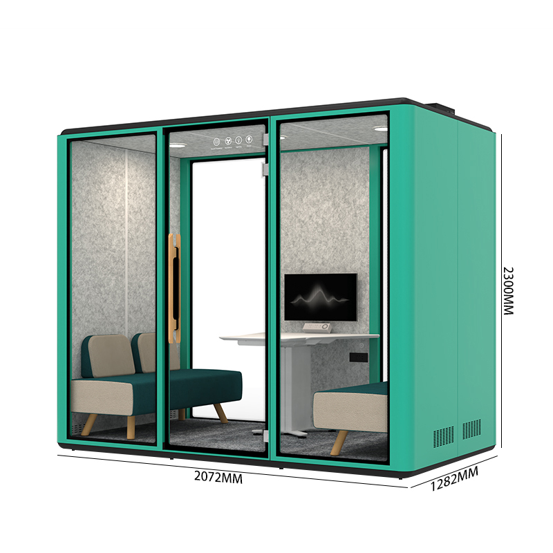 Китай Звукоизолированная каюта рассчитана на 1 человека Доступные размеры офисной мебелизавод Поставщик - ООО компания Гуанчжоу Мэйи Мебель
