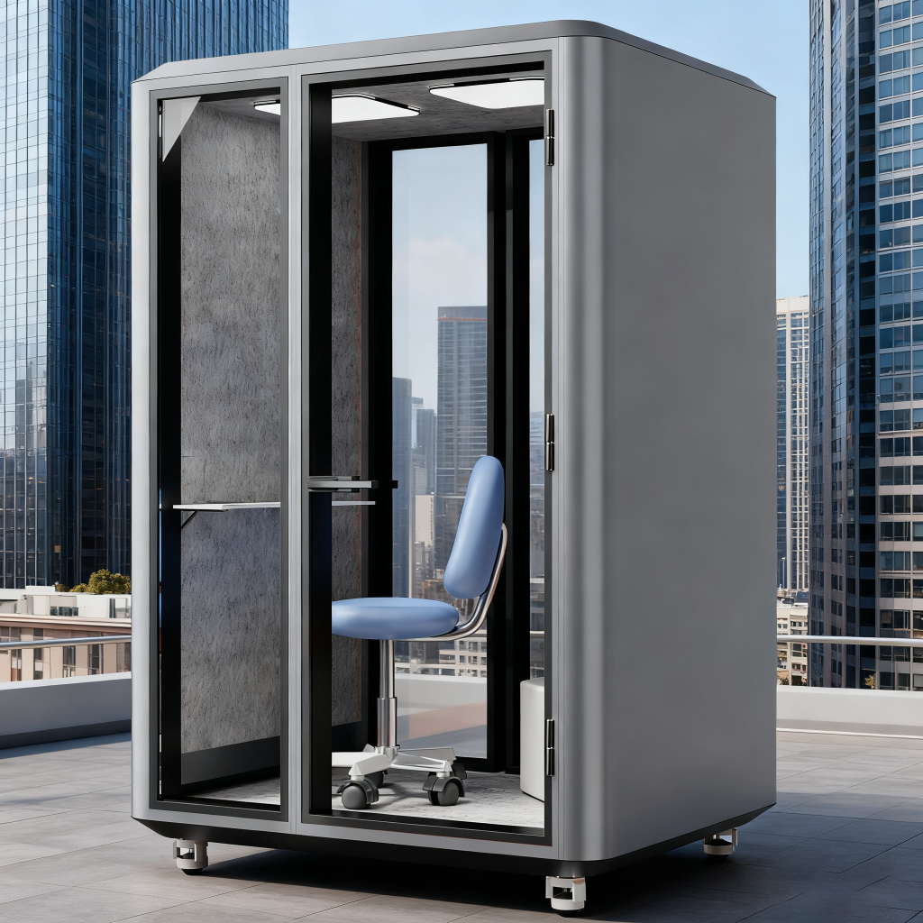 Китай Бесшумный шкаф просторный одиночный – универсальная зона тишины для работы и встречзавод Поставщик - ООО компания Гуанчжоу Мэйи Мебель