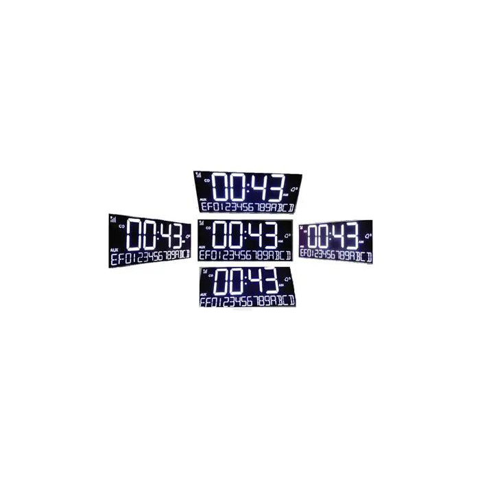 Full-View VA LCD / Сегментный индикатор / Индикатор по индивидуальному заказу / Full-View LCD / Высокая контрастность / Высокое соотношение цена-качество