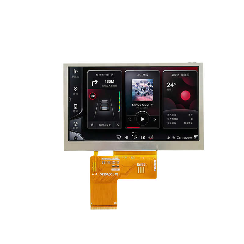 4,3-дюймовый TFT-дисплей / Разрешение 480272 / Приборная панель / Интерфейс RGB / Высокояркостный TFT-дисплей / Панель приборов