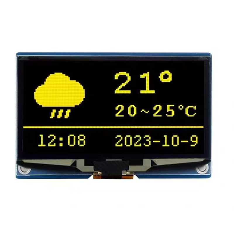 2,4-дюймовый OLED-дисплей для измерения уровня жидкости, разрешение 128*64, интерфейс I2C