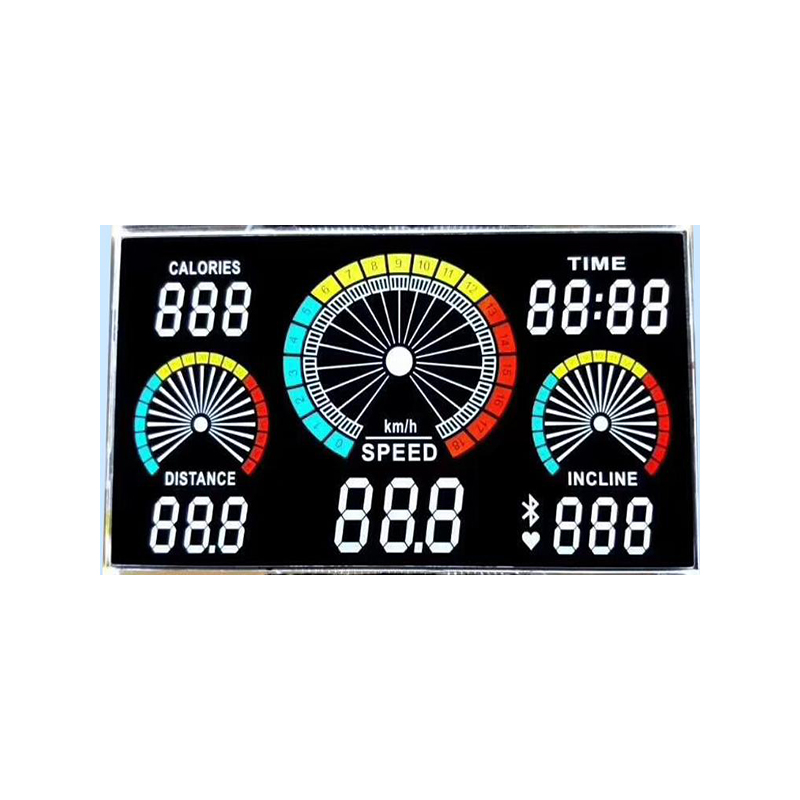 ЖК-экран сегмента, применяемый на спортивном оборудовании: HTN LCD/STN LCD/VA LCD/LCD segment display/Custom LCD/LCD display screen.