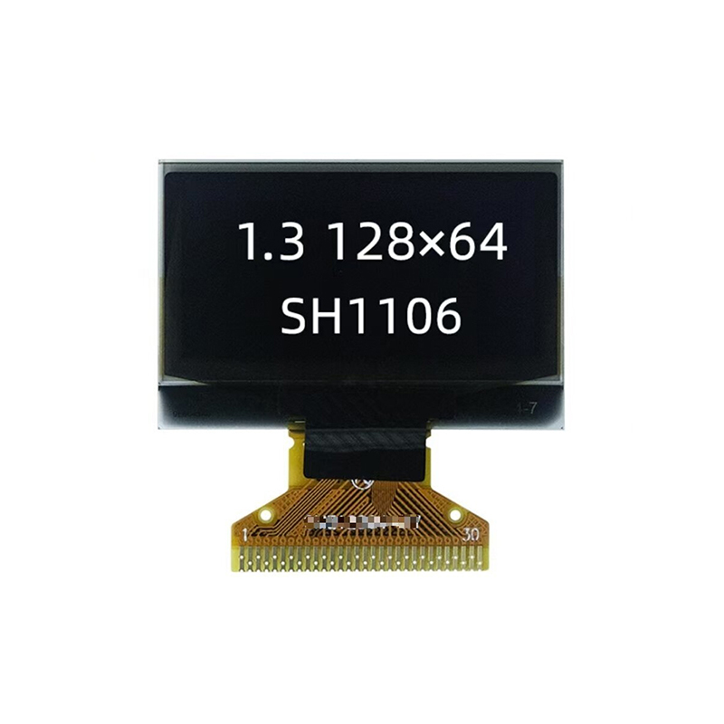 1,3-дюймовый OLED-дисплей с высокой яркостью и разрешением 128*64.