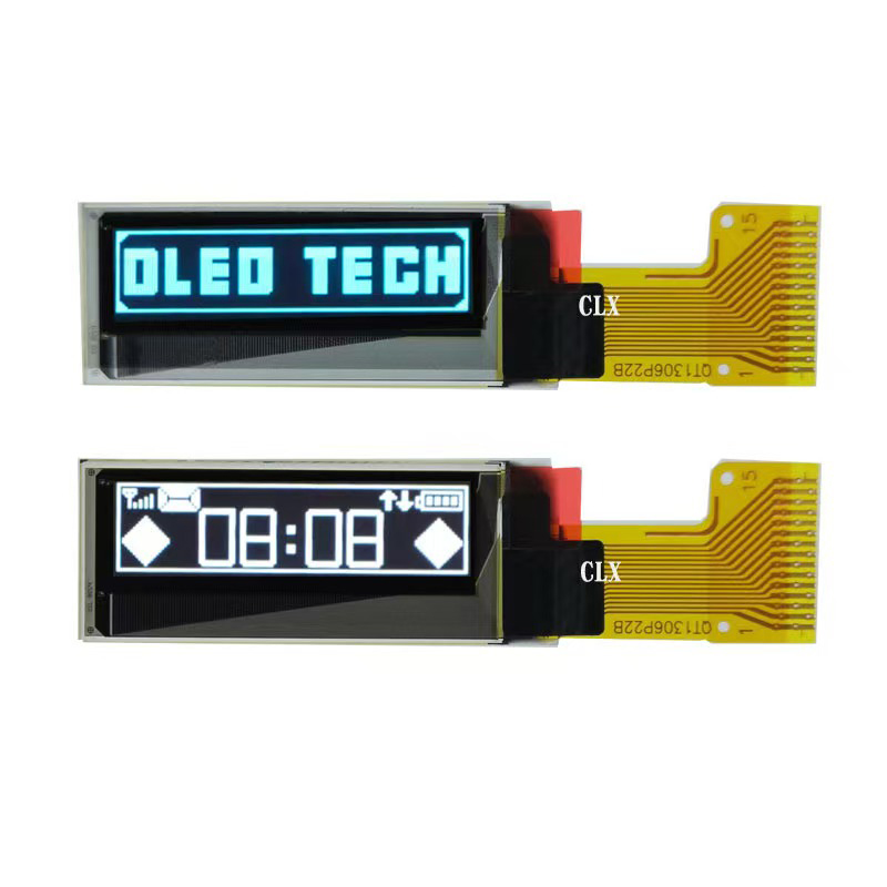 0.91 OLED дисплей разрешение 128×32 I2C интерфейс