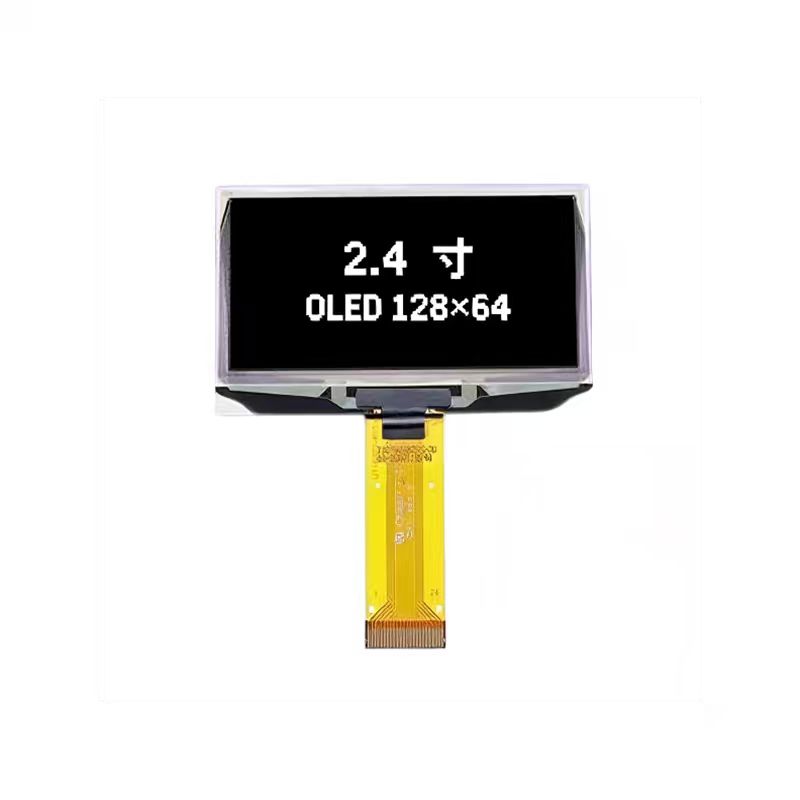 2.4-дюймовый монохромный OLED-дисплей высокой яркости с разрешением 128*64.
