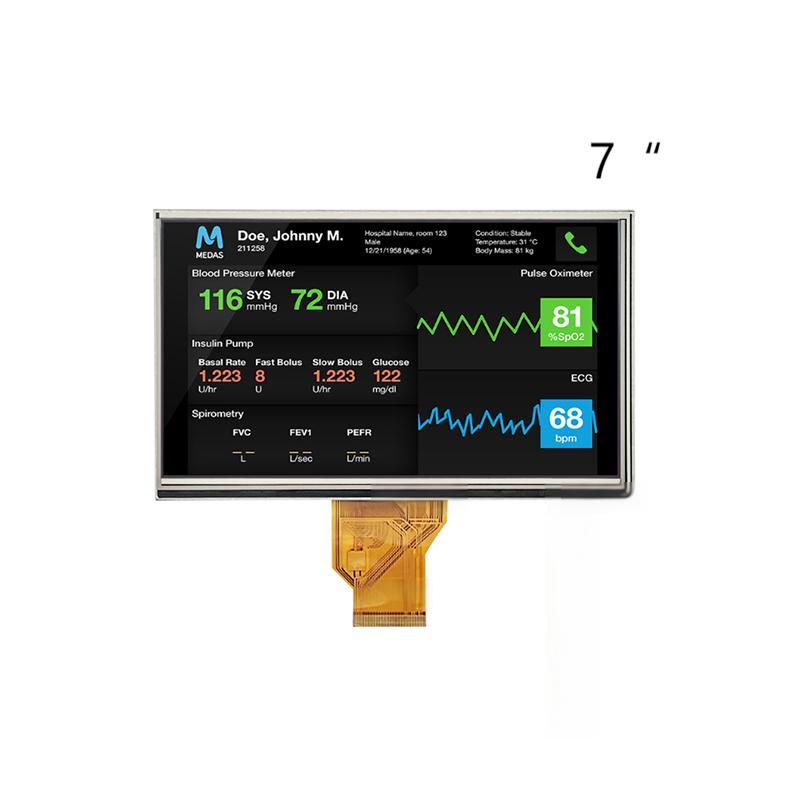 7-дюймовый TFT-дисплей / Разрешение 800480 / Высокояркий TFT / Промышленный прибор / TN TFT