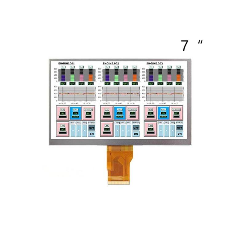 7-дюймовый TFT-дисплей / Разрешение 800480 / Высокояркий TFT / Промышленный прибор / TN TFT