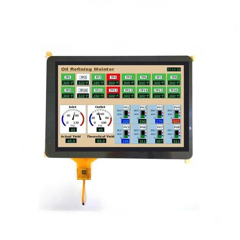 TFT применяется к HMI 10,1 дюймов tft дисплей R esolution 1280* 80 0 TFT дисплей LVDS интерфейс
