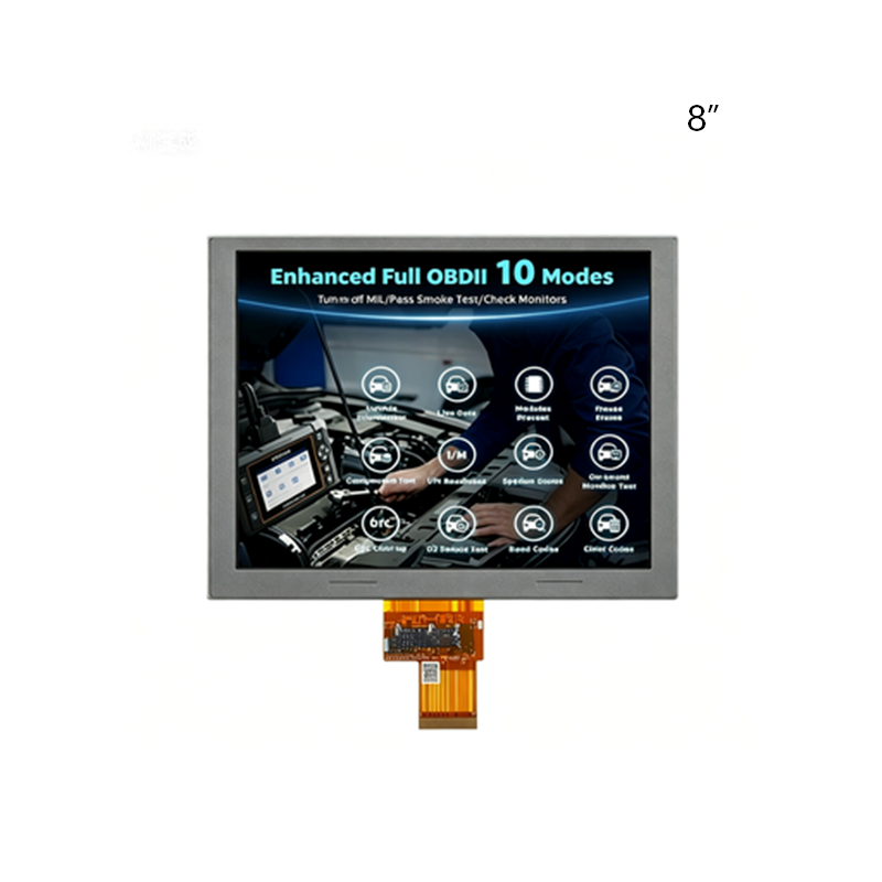 8-дюймовый TFT-дисплей / Разрешение 1024×768 / HD-дисплей / IPS TFT / Интерфейс 6/8-бит LVDS