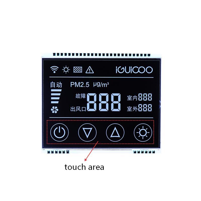 Сенсорный ЖК-дисплей с интегрированным сенсором / Сегментный дисплей / Кастомный дисплей / Сенсорное управление / Конденсационная сенсорная панель / Без сенсорной панели / ЖК-дисплей с встроенным сенсором