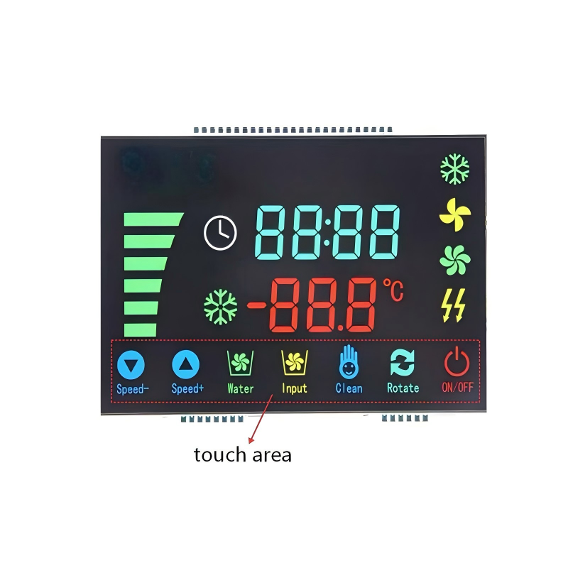 Сенсорный ЖК-дисплей с интегрированным сенсором / Сегментный дисплей / Кастомный дисплей / Сенсорное управление / Конденсационная сенсорная панель / Без сенсорной панели / ЖК-дисплей с встроенным сенсором