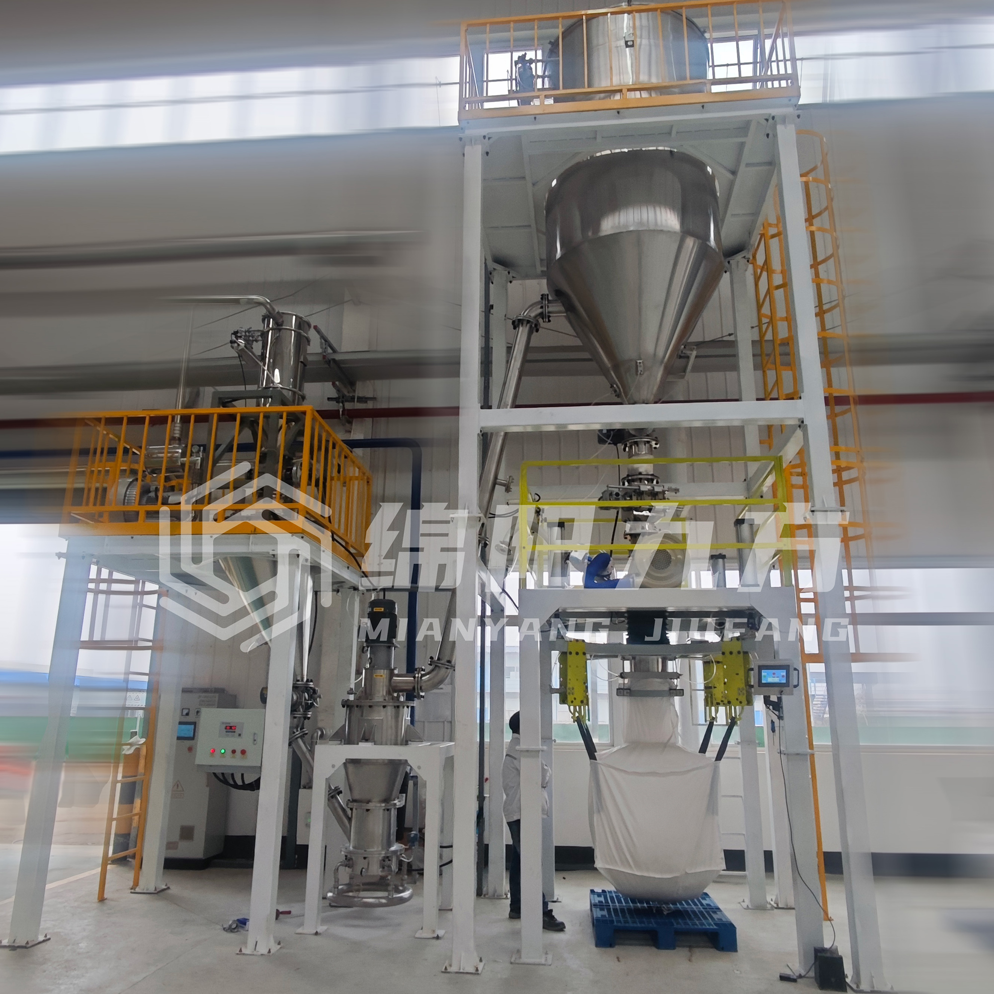 Проверка на месте! Пневматические мельницы повышают производительность производства карбоната лития.