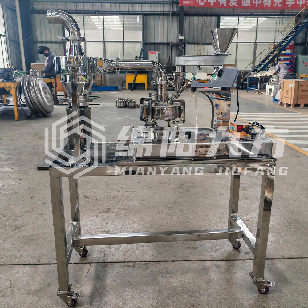 Пример использования настольной дисковой пневматической мельницы