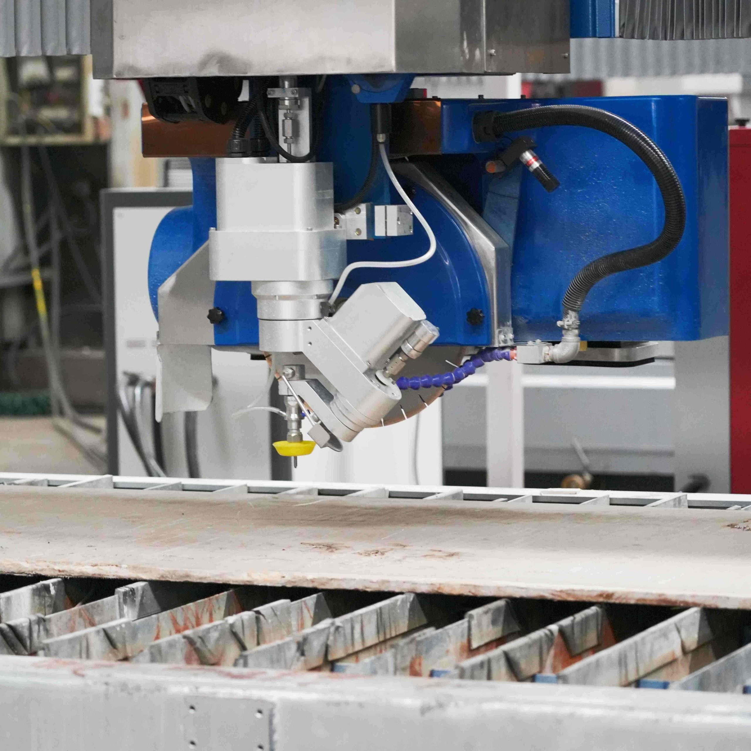 Мостовая пила с гидроабразивной резкой-HKNC-450J