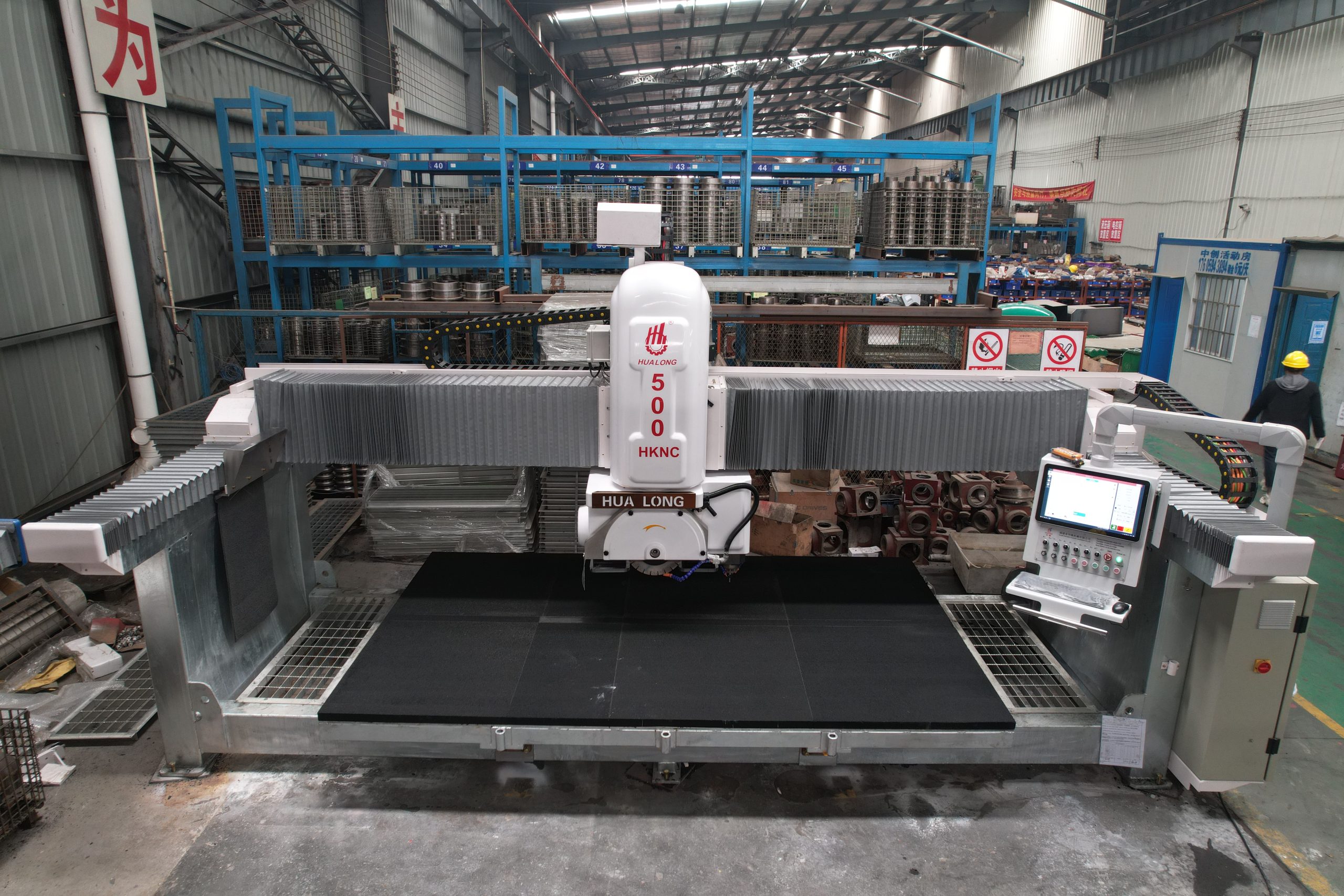 Мостовой станок для резки мрамора и гранита HKNC-500 Plus