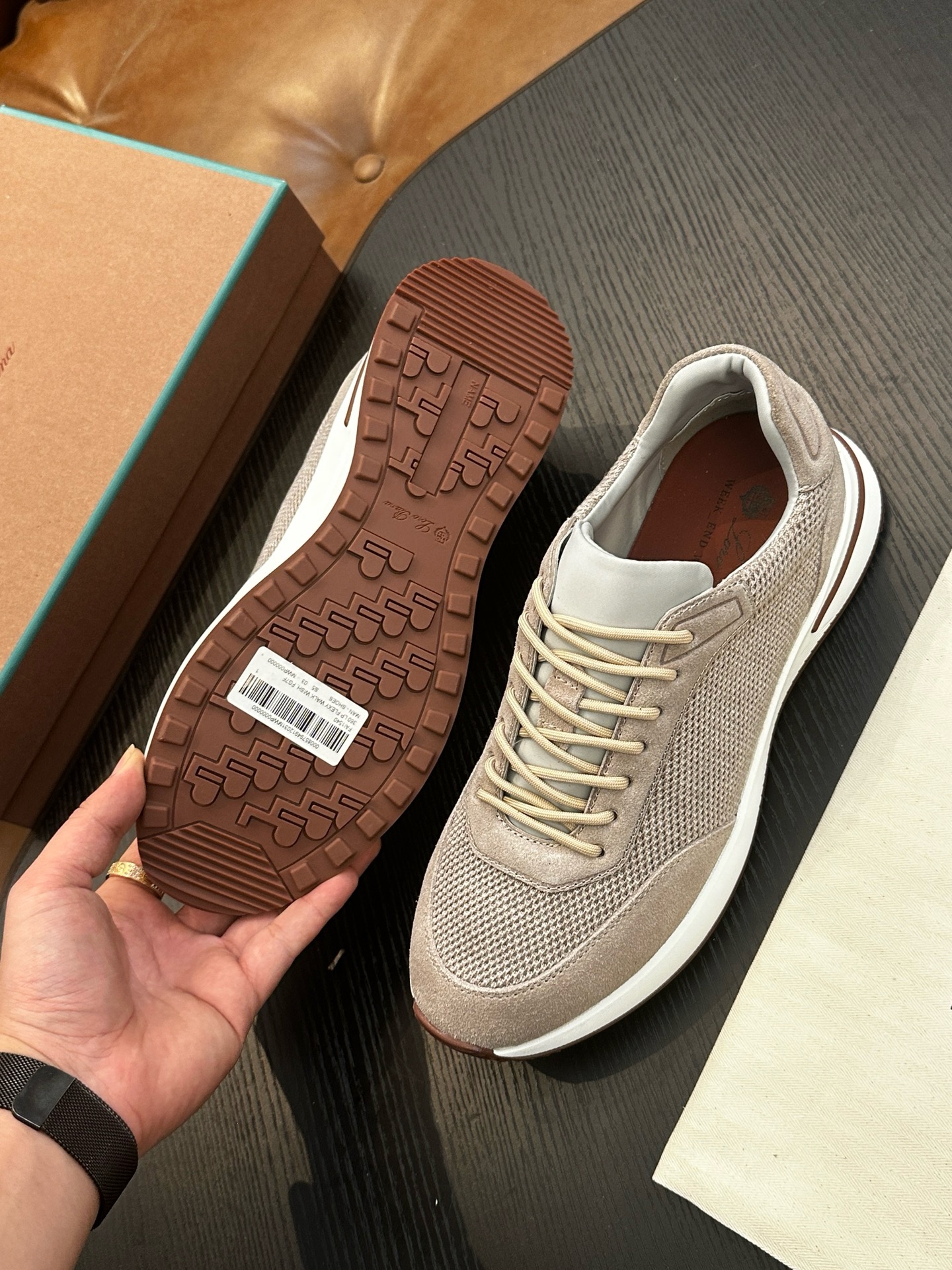 Мужская обувь из кожи Loro Piana, горячая распродажа