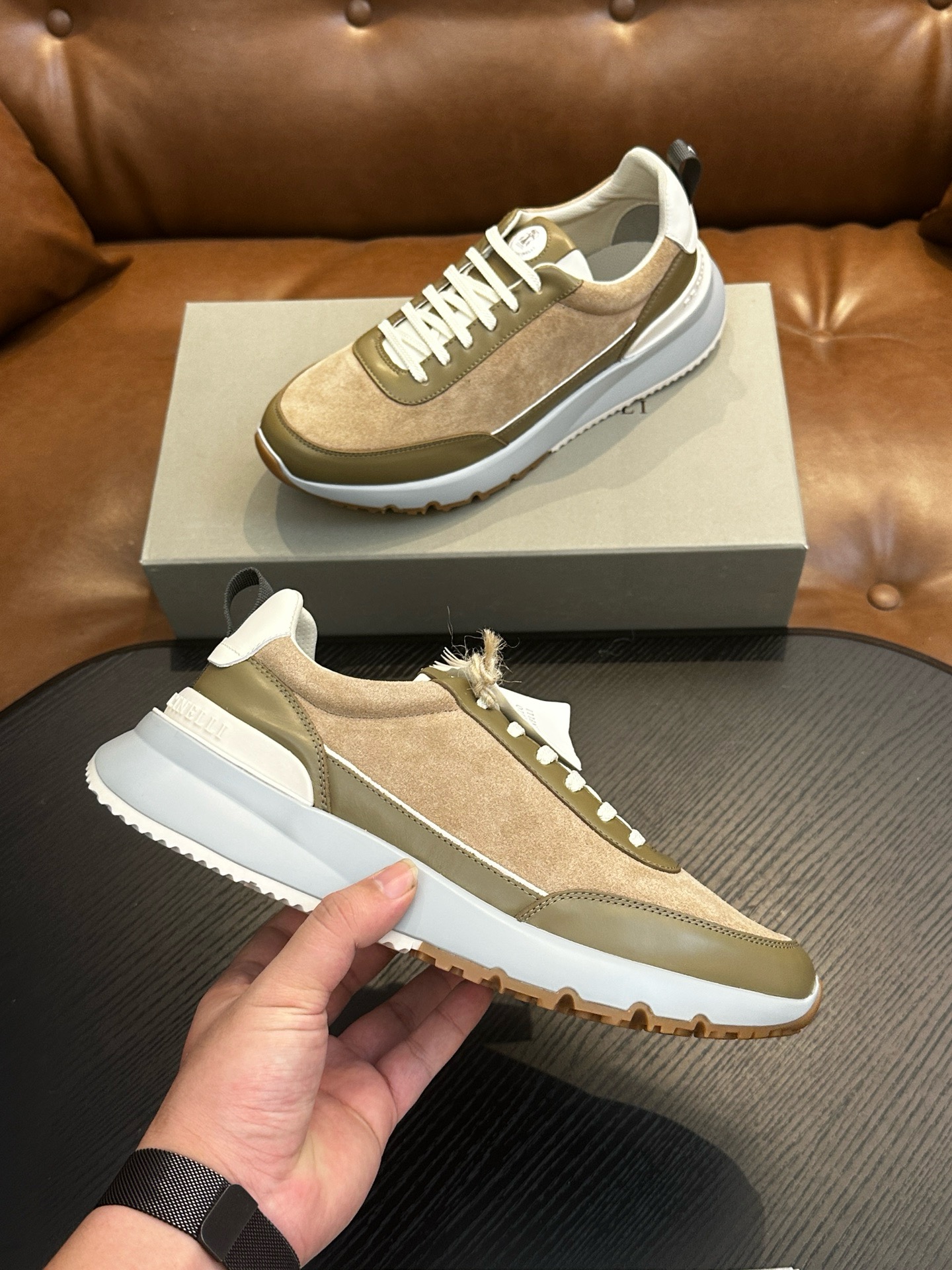 BRUNELLO CUCINELLI кожаные туфли