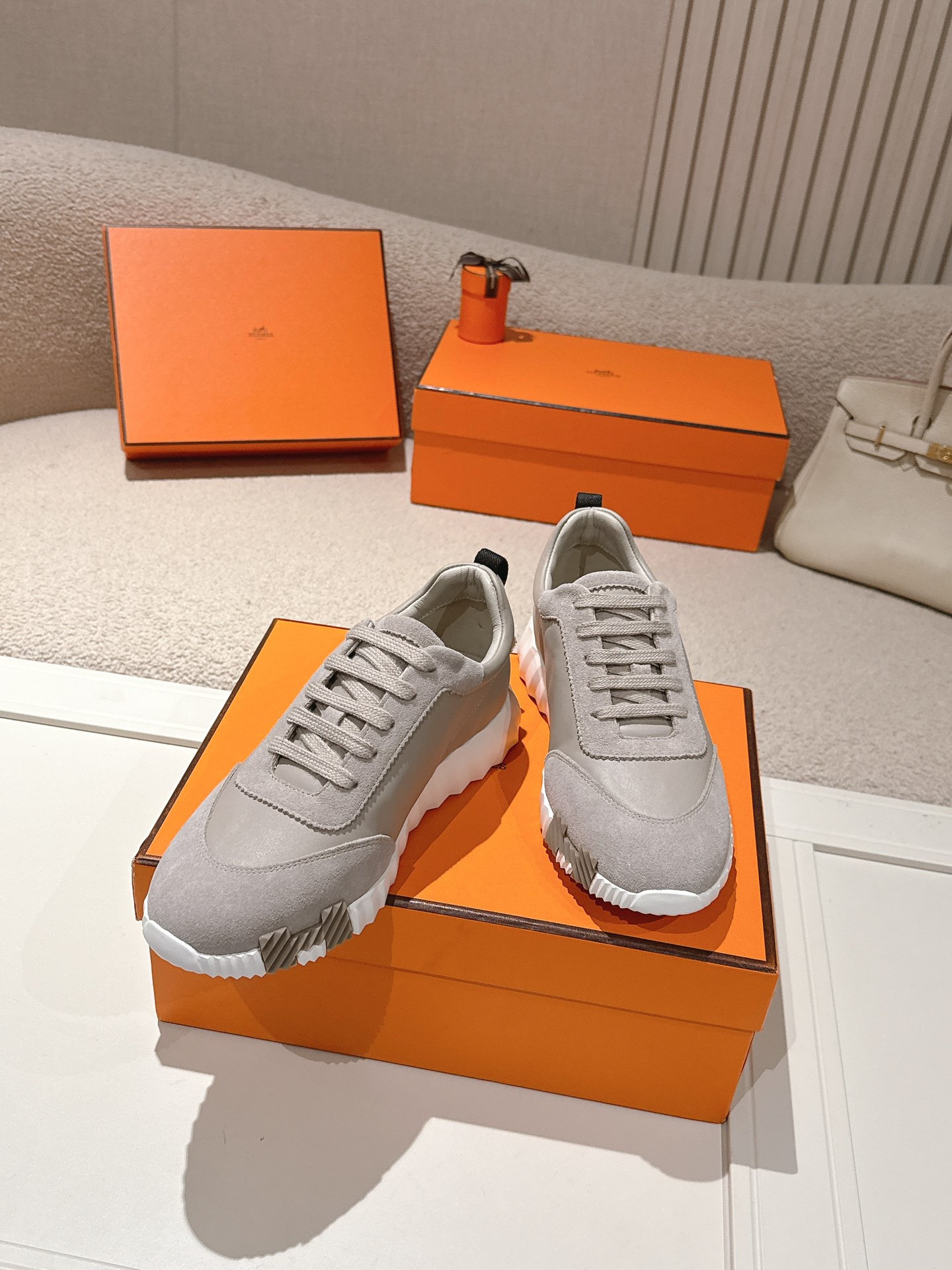 Высококачественная мужская модная обувь Hermès из натуральной кожи (коллекция 2026 года)