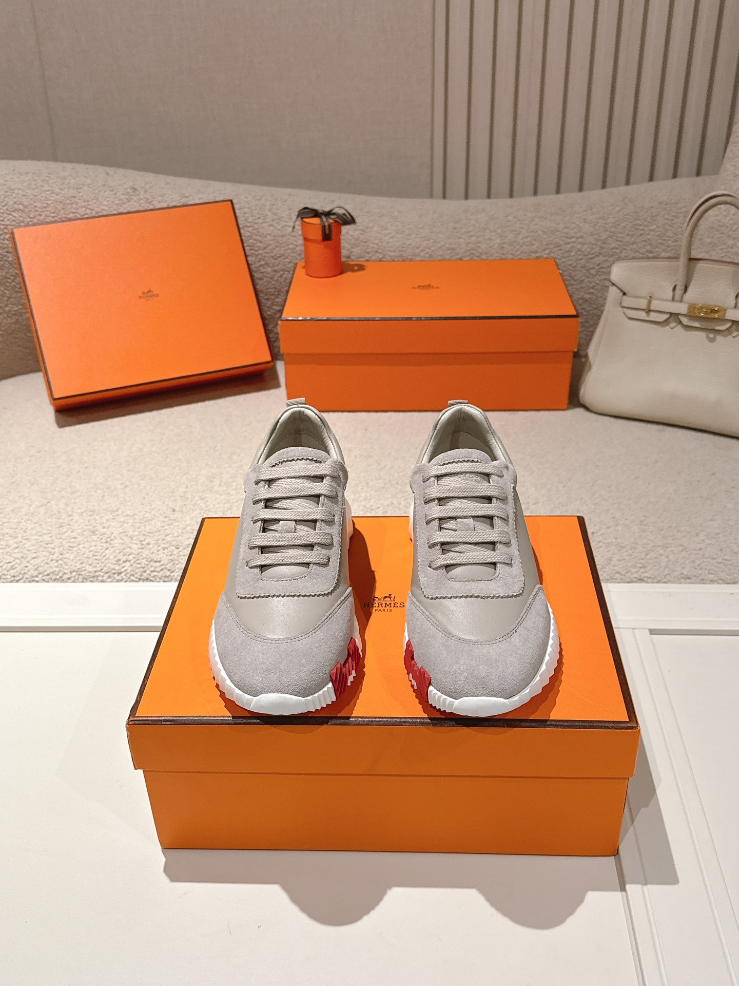Высококачественная мужская модная обувь Hermès из натуральной кожи (коллекция 2026 года)