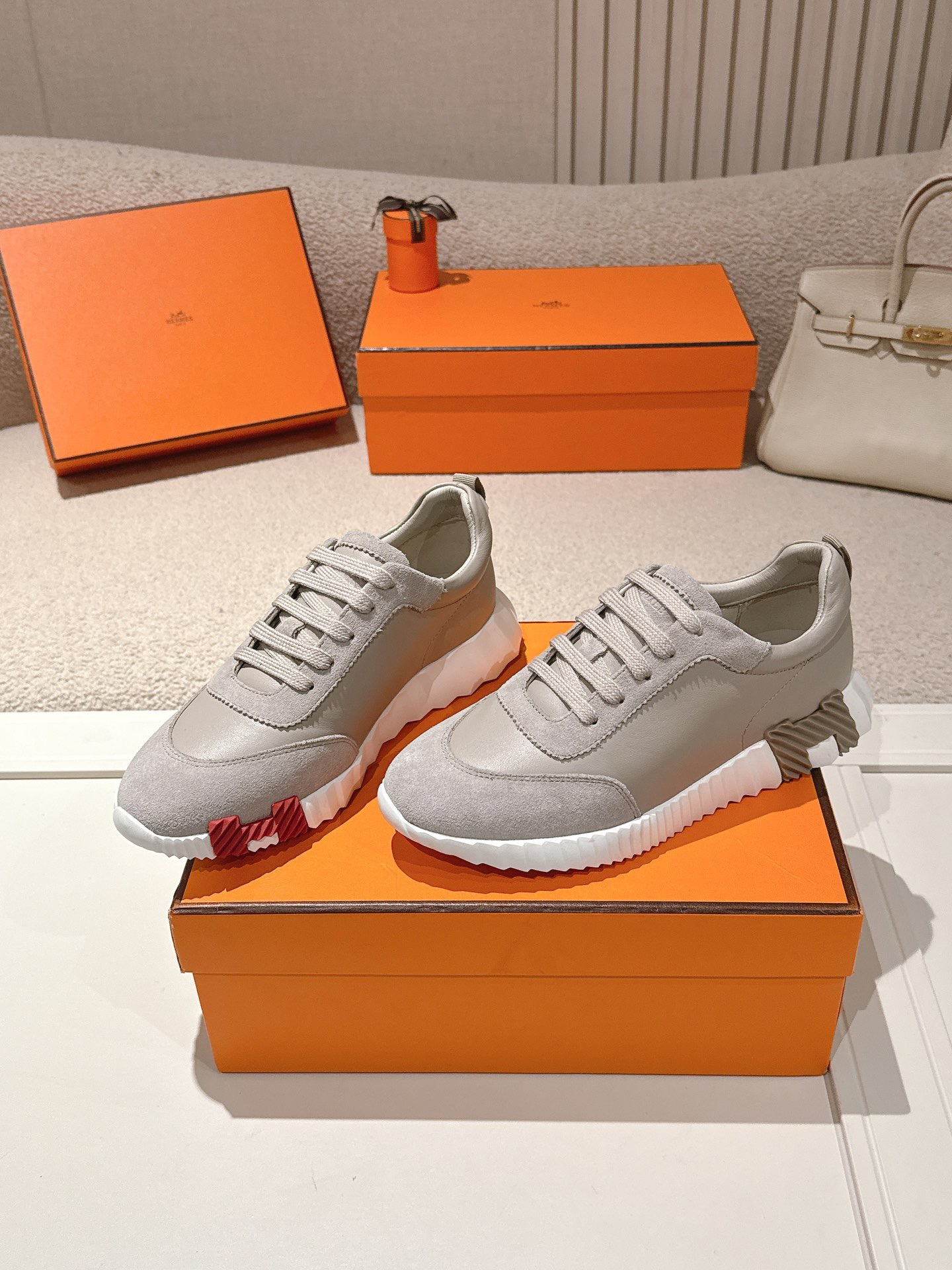 Высококачественная мужская модная обувь Hermès из натуральной кожи (коллекция 2026 года)