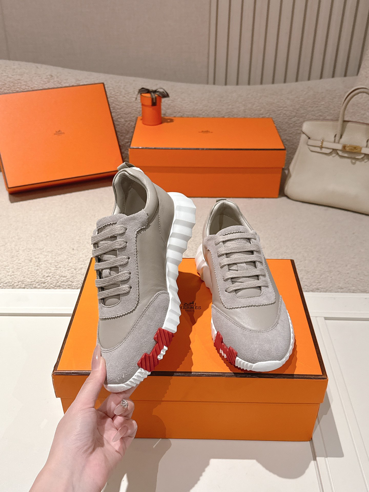 Высококачественная мужская модная обувь Hermès из натуральной кожи (коллекция 2026 года)