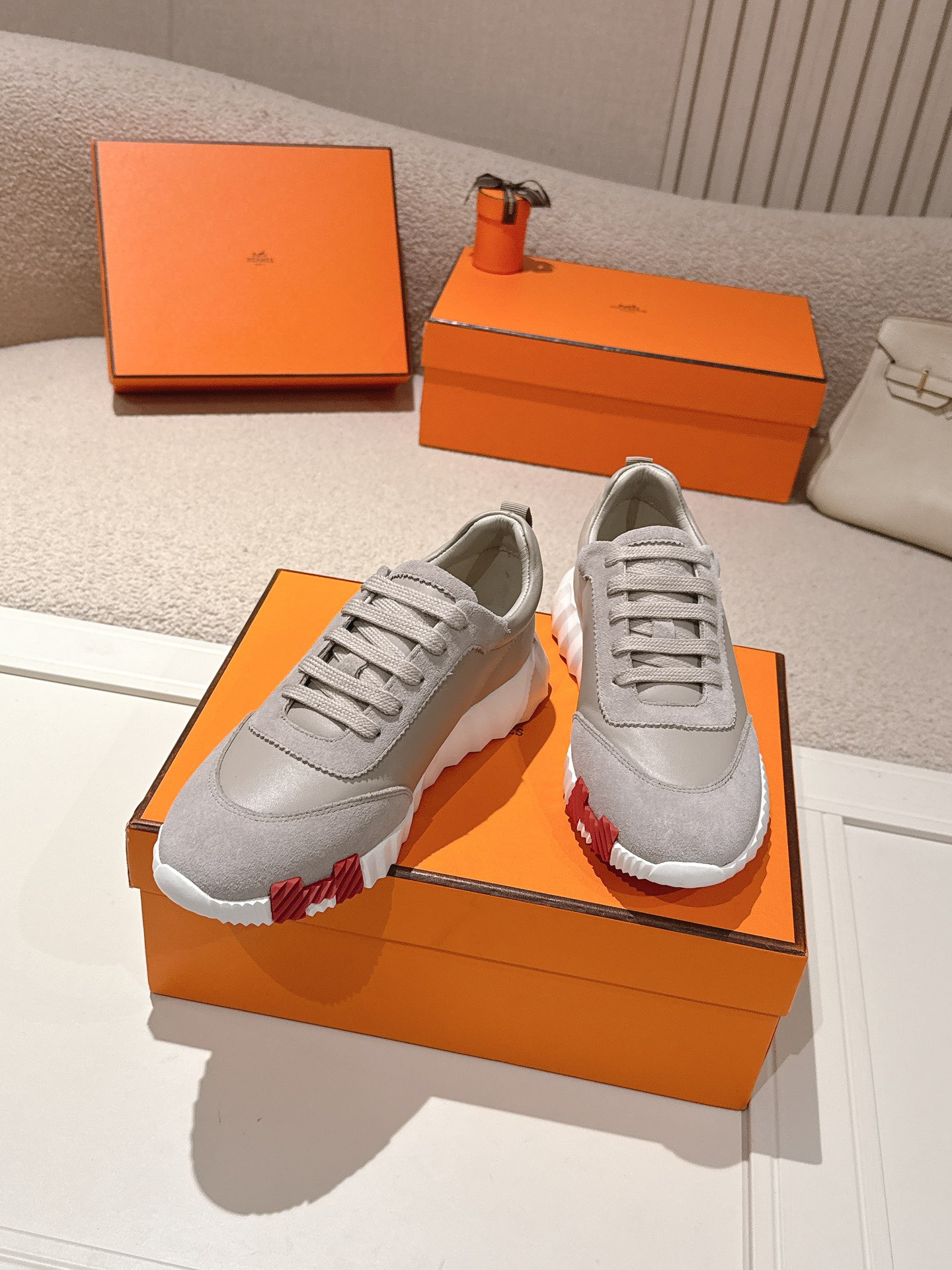 Высококачественная мужская модная обувь Hermès из натуральной кожи (коллекция 2026 года)