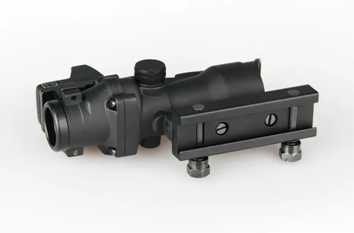 Оптоволоконный прицел ACOG 4x32 с мини-красной точкой прицела - Puxisen Optoelectric