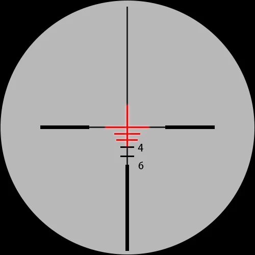 Оптоволоконный прицел ACOG 4x32 с мини-красной точкой прицела - Puxisen Optoelectric