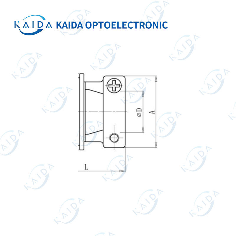 M85049 cable tail clip MIL-C-85049-52- 16W connector tail with cable clip M85049 tail with
