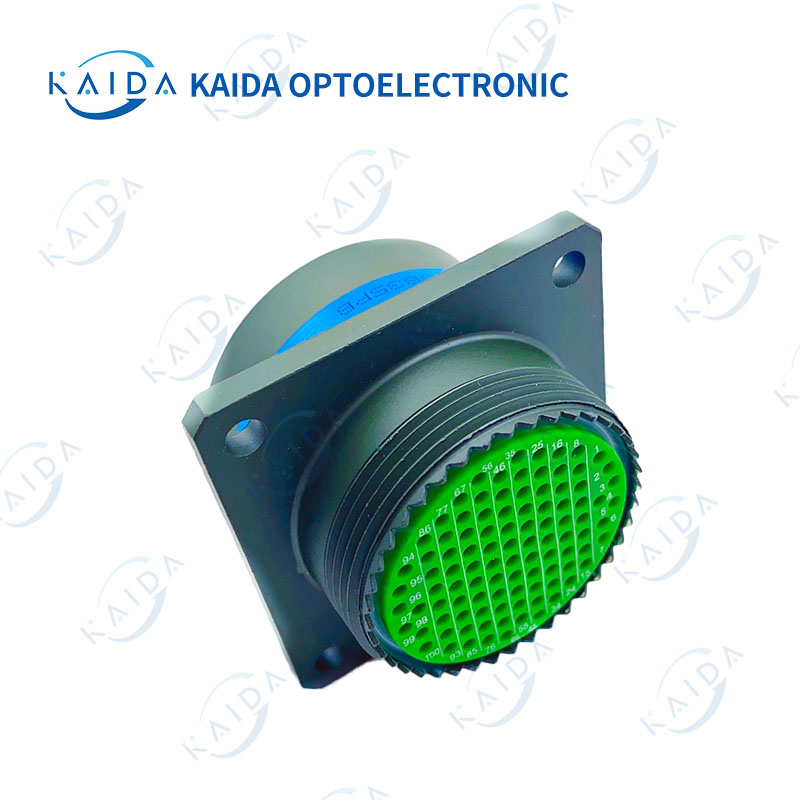13-pin socket aviation plug connector aluminum alloy plating and other shell optionsMIL-DTL-38999 D38999 series1 welding/crimping