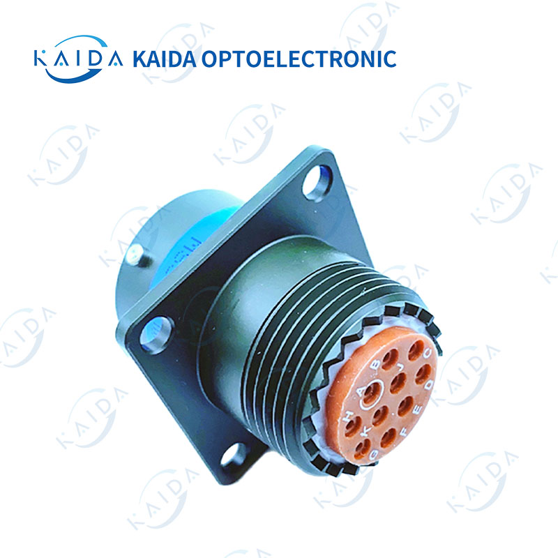 MIL-C- 26482 series aviation plug connector 10 pin socket plating brown and other shell options 26482 series 2 welding/crimping options