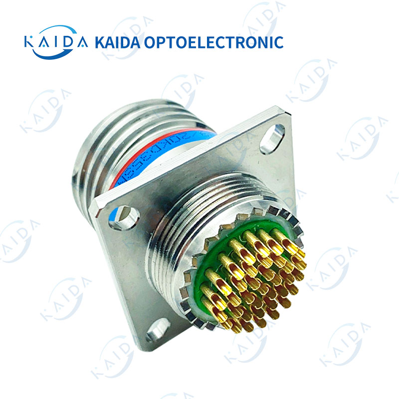 MIL-DTL-38999 Series 37 Jack Stainless Steel Shell D38999 Series 3