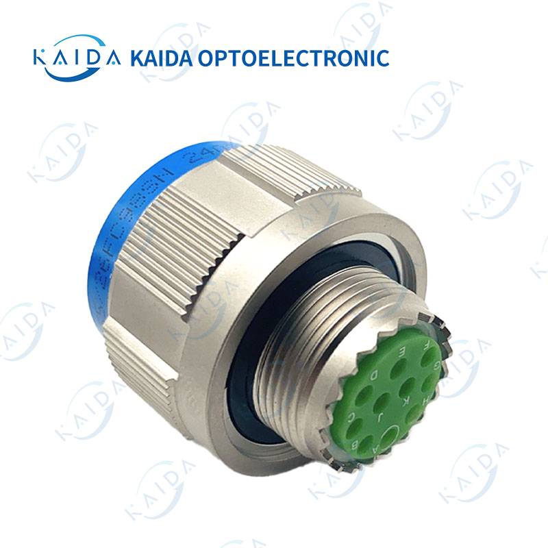 MIL-DTL-38999 Series 10 socket nickel-plated shell D38999 Series 3