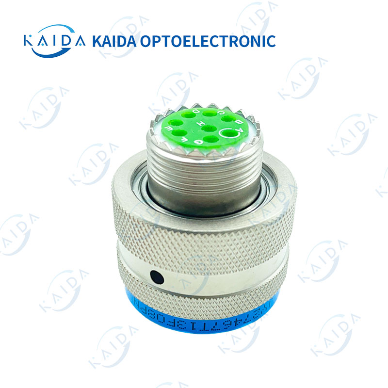 8-pin plug crimping MIL-DTL-38999 series aviation plug aluminum alloy nickel plating and other shell options D38999 series1