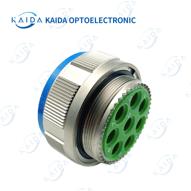MIL-DTL-38999 Series 8-socket nickel-plated shell D38999 Series 3